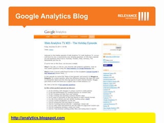 Google Analytics Blog




http://analytics.blogspot.com
 