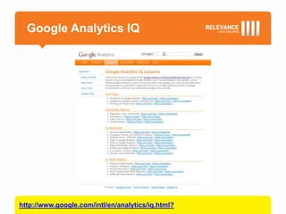 Google Analytics IQ




http://www.google.com/intl/en/analytics/iq.html?
 