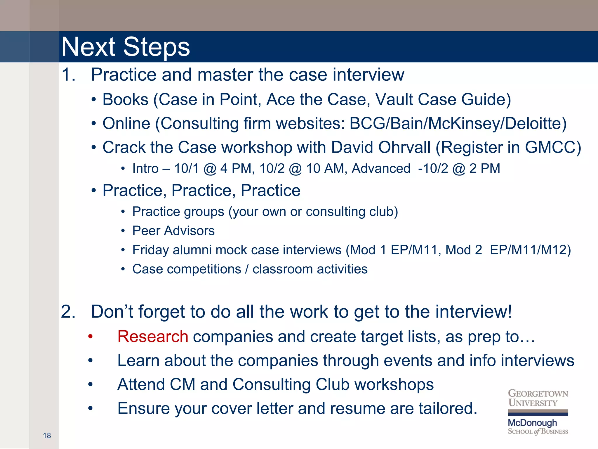 Case Interview Overview Pdf