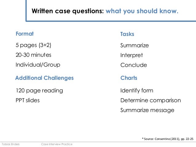 Management consulting practice case studies