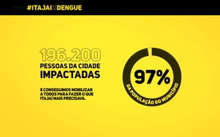 ECONSEGUIMOSMOBILIZAR
ATODOSPARAFAZEROQUE
ITAJAÍMAISPRECISAVA.
 