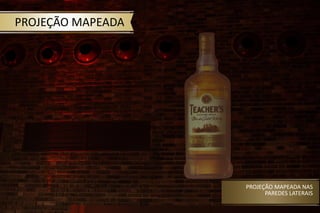 PROJEÇÃO MAPEADA
PROJEÇÃO MAPEADA NAS
PAREDES LATERAIS
 