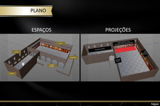 PLANO
ESPAÇOS PROJEÇÕES
 