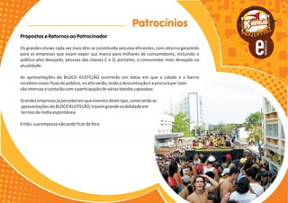 Case Kustelão - Projeto, Patrocinio e Evento