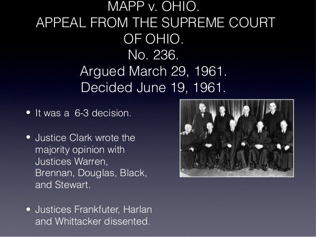 mapp v. ohio, 1961 essay Mapp v ohio essaysthe mapp vs ohio supreme court case was a turning point in our nation. mapp v. ohio, 1961 essay Mapp v ohio essaysthe mapp vs ohio supreme court case was a turning point in our nation.