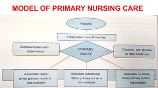 MODEL OF PRIMARY NURSING CARE
 