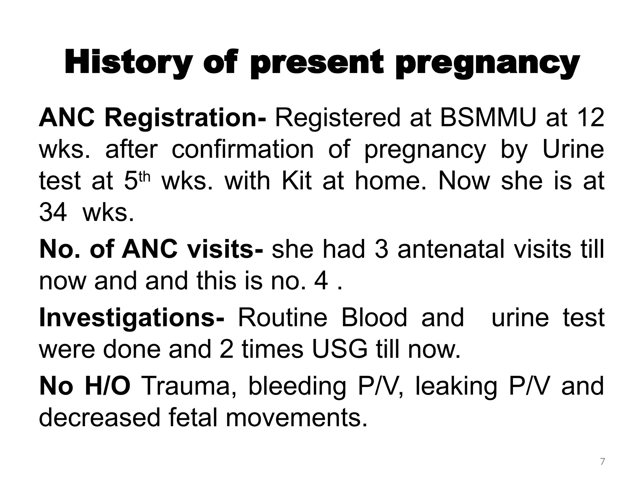 Case Presentation on Antenatal care.pptx