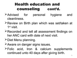 Case Presentation on Antenatal care.pptx