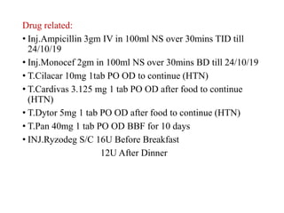 Case on infective endocarditis