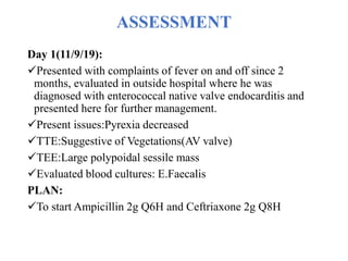 Case on infective endocarditis