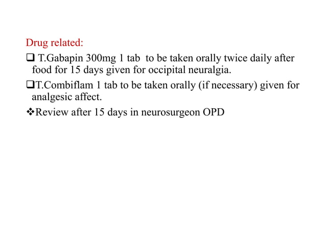 gabapentin occipital neuralgia reddit