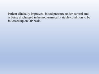 Case on post partum hypertension  