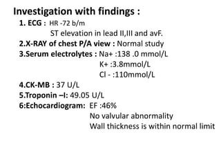 Case Acute coronary syndrome | PPTX