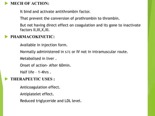 Correlation of pharmacology with case presentation(anticoagulants)) | PPTX