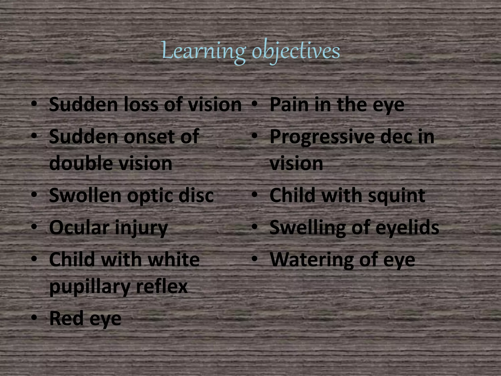Sixth Nerve Palsy | PPTX