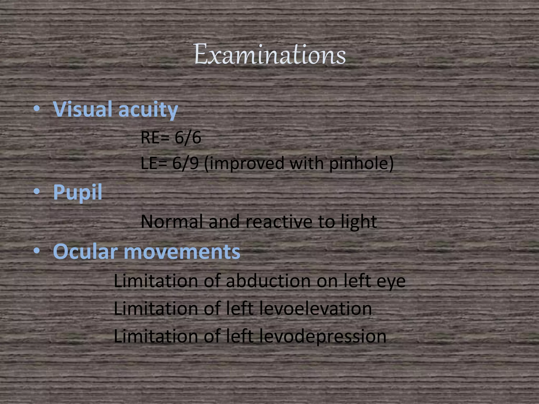 Sixth Nerve Palsy | PPTX