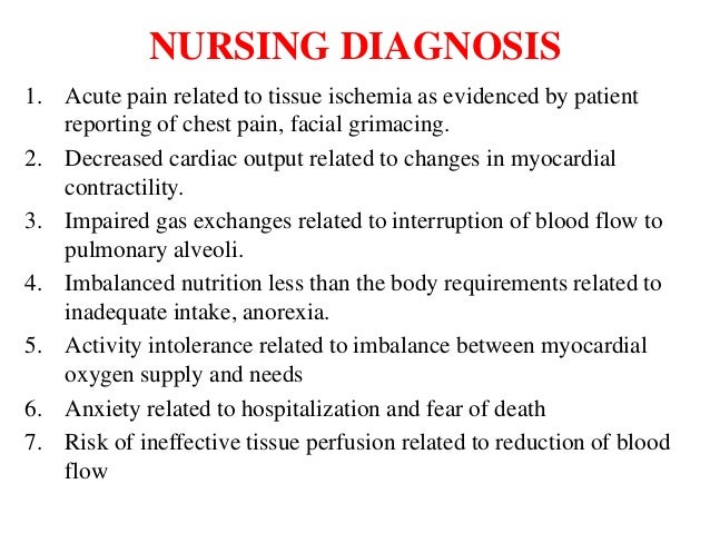 nursing case study on myocardial infarction