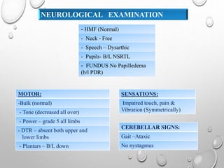 Pdr Grade CRYPTOCOCCAL MENINGITIS - Case presentation | PPTX
