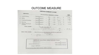 OUTCOME MEASURE
 