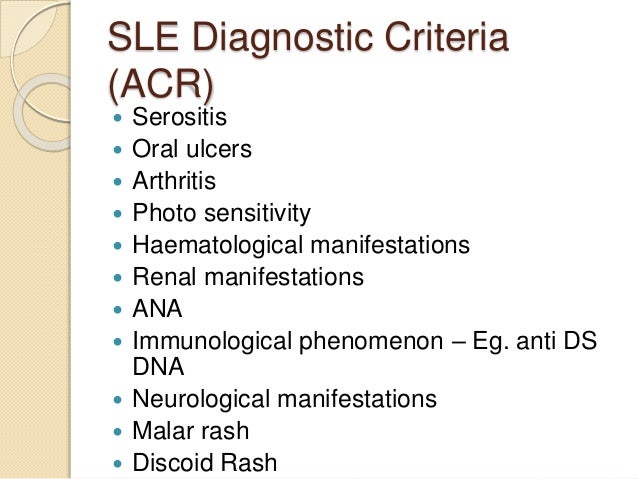 SLE Case Presentation