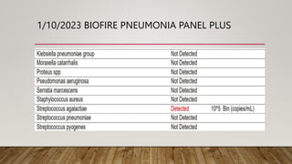 1/10/2023 BIOFIRE PNEUMONIA PANEL PLUS
 