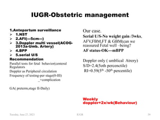 Acog Status Case Presentation IUGR 2.pptx