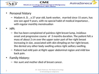Comprehensive Case Study on Breast Cancer Diagnosis and Management | PPT
