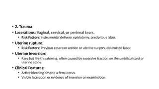 Case Presentation For Postpartum hemorrhage | PPTX