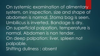 Stoma Inversion Case presentation of illeostomy following laparotomy due to.pptx
