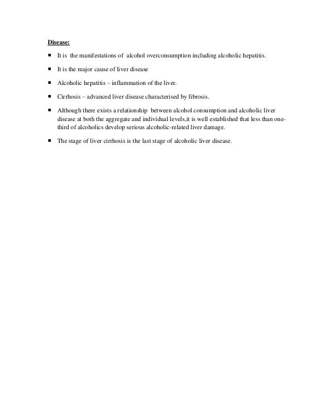 Alcoholic liver disease ppt picture