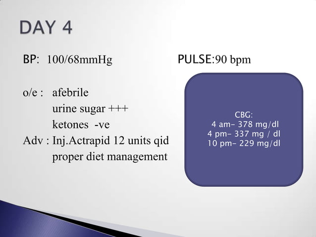 CASE PRESENTATION ON DIABETIC KETOACIDOSIS (DKA) | PPTX | Endocrine and ...