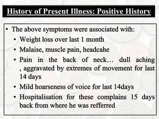 Profuse expectoration