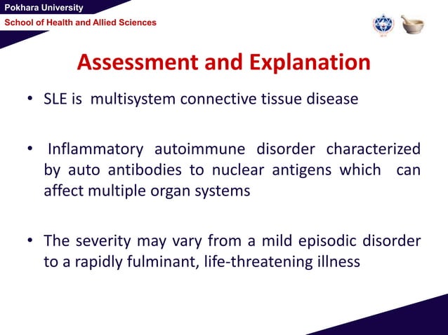 Case presentation on sle