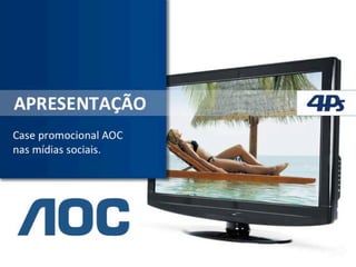 Apresentação - Case AOC nas mídias sociais