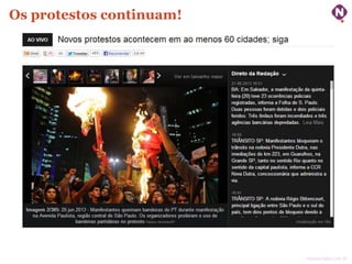 ninocarvalho.com.br
Os protestos continuam!
 