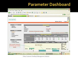 Parameter DashboardPulse: Customer Feedback Management Solution