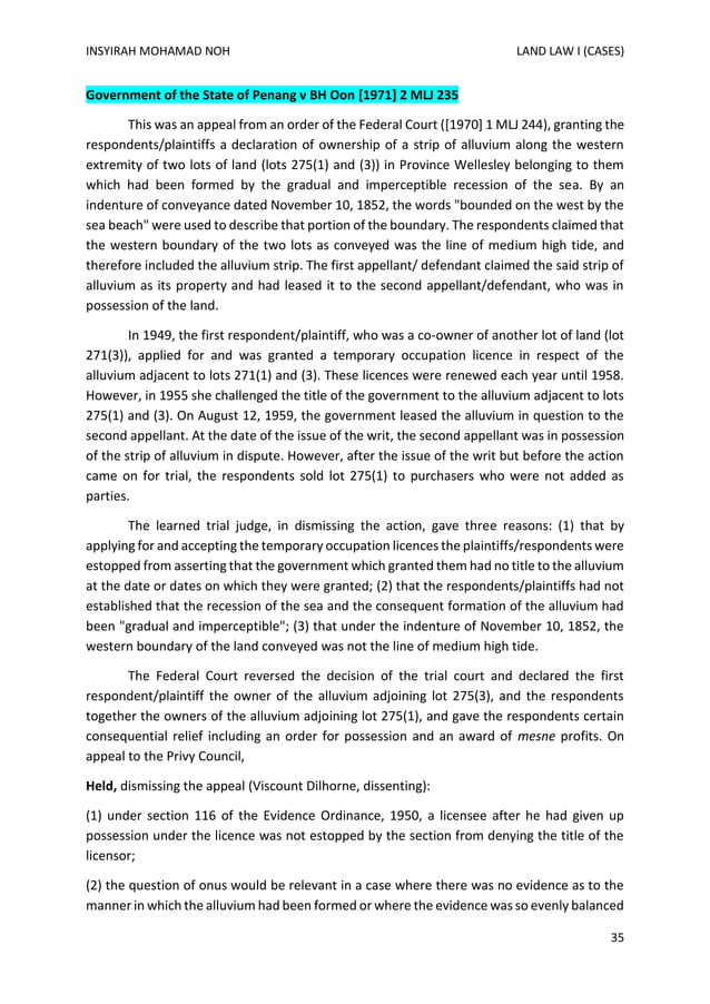 LAND LAW CASES PDF