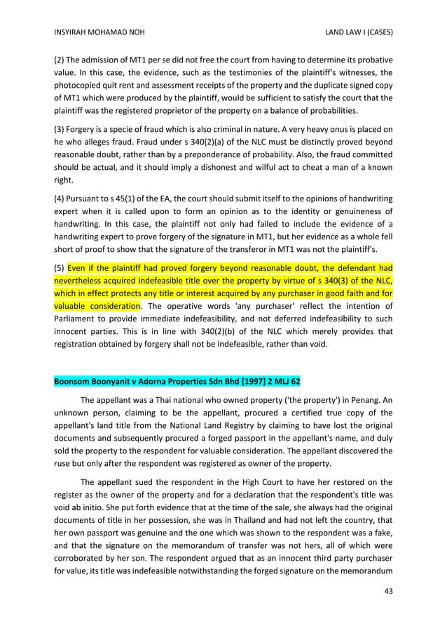 LAND LAW CASES PDF