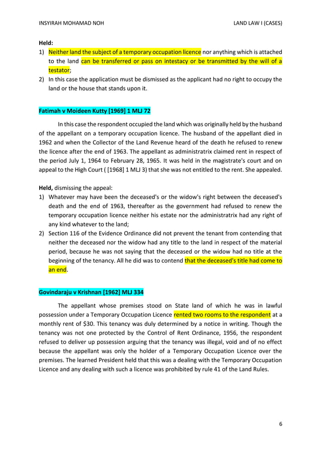 LAND LAW CASES PDF