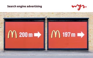 Search engine advertising
 