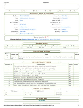 Life & Liberty" Case status at Patna High Court | PDF