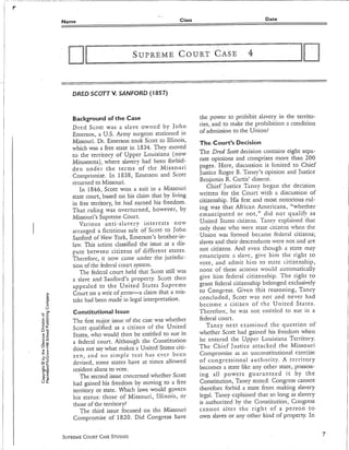 Supreme Court Case Studies