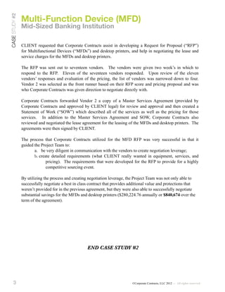 Corporate Contracts Case Studies | PDF