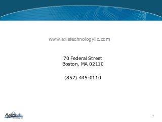 Axis Consulting Case Studies | PPTX