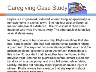 ARGEC Case studies Family Caregiving of Older Adults | PDF