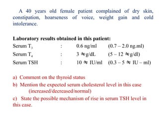 Cold Intolerances Lab Case studies- clinical reasoning -question and answers | PPTX