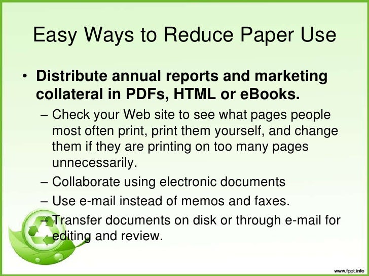 Paper Consumption Presentation