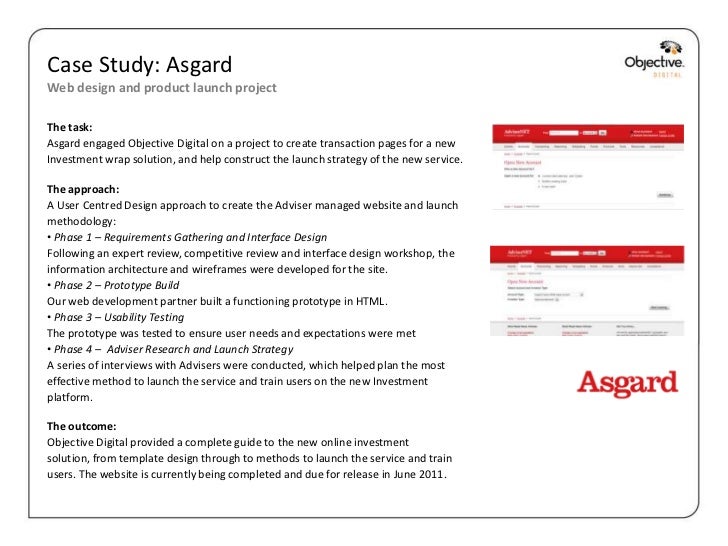 Objectivity case study picture