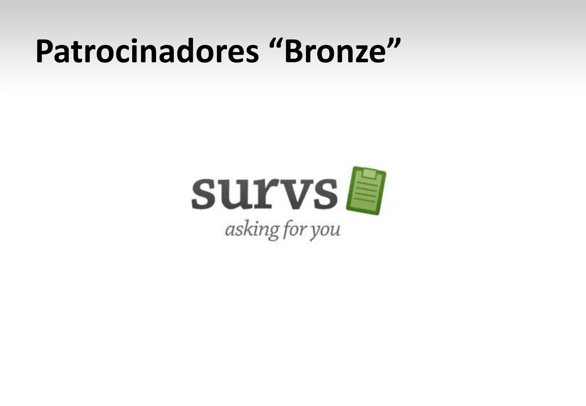 Patrocinadores “Bronze”
 
