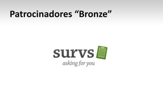 Patrocinadores “Bronze”
 